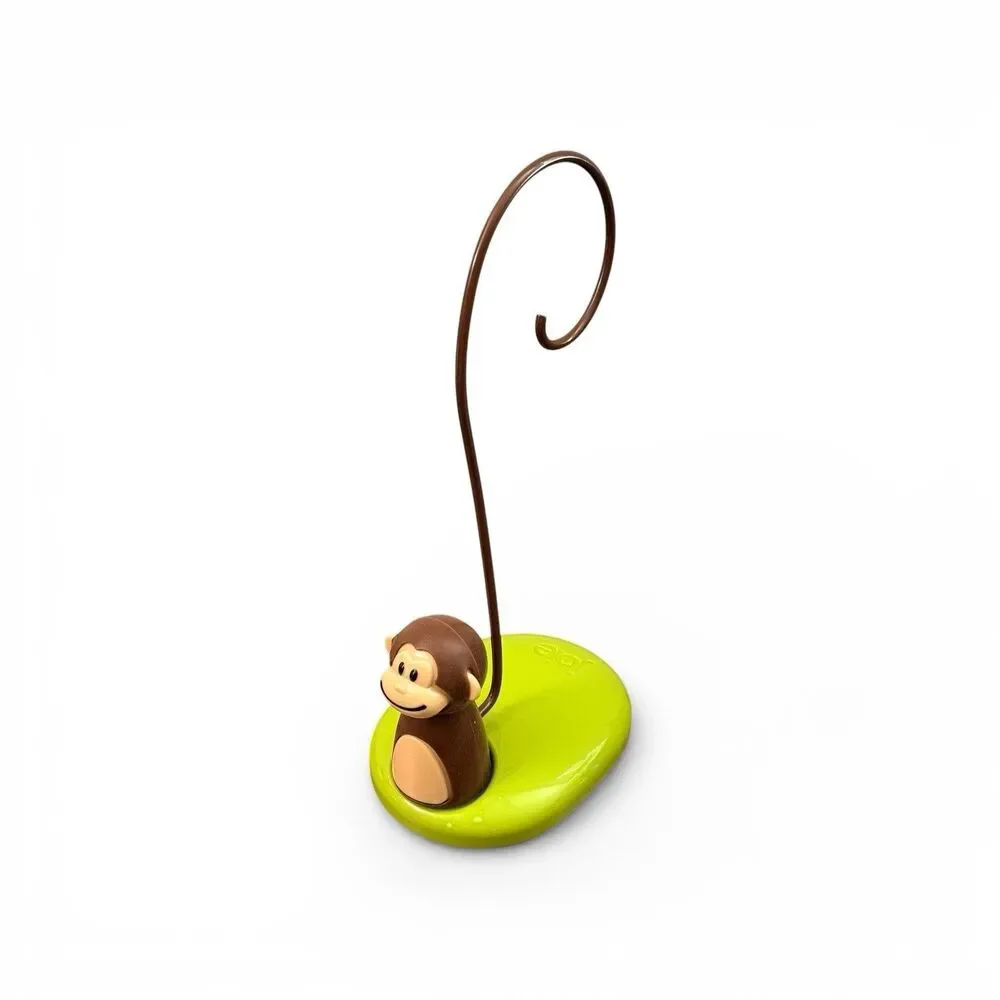 Joie Monkey Banana Tree Holder, Countertop Fruit Hanger with Secure Black